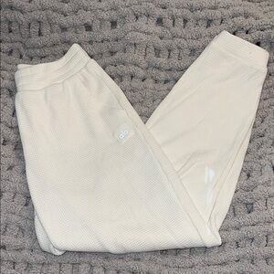 ALO Yoga white Joggers